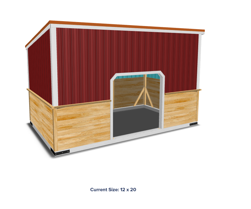 Horse Barn Lean-to (Oak Lane)