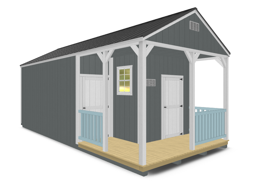 Aframe Lshape Porch